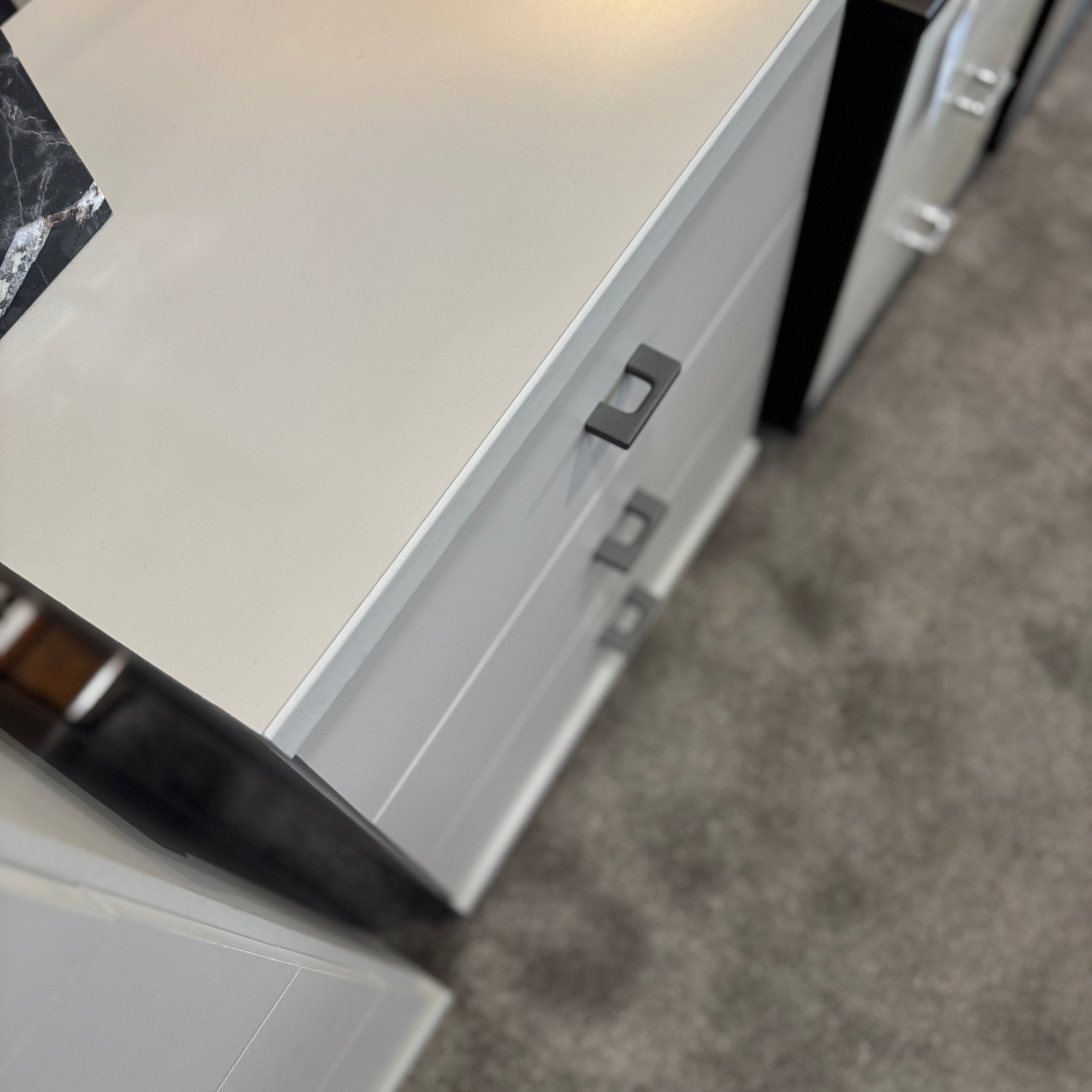 Cairo 3 Drawer Bedside | Clearance