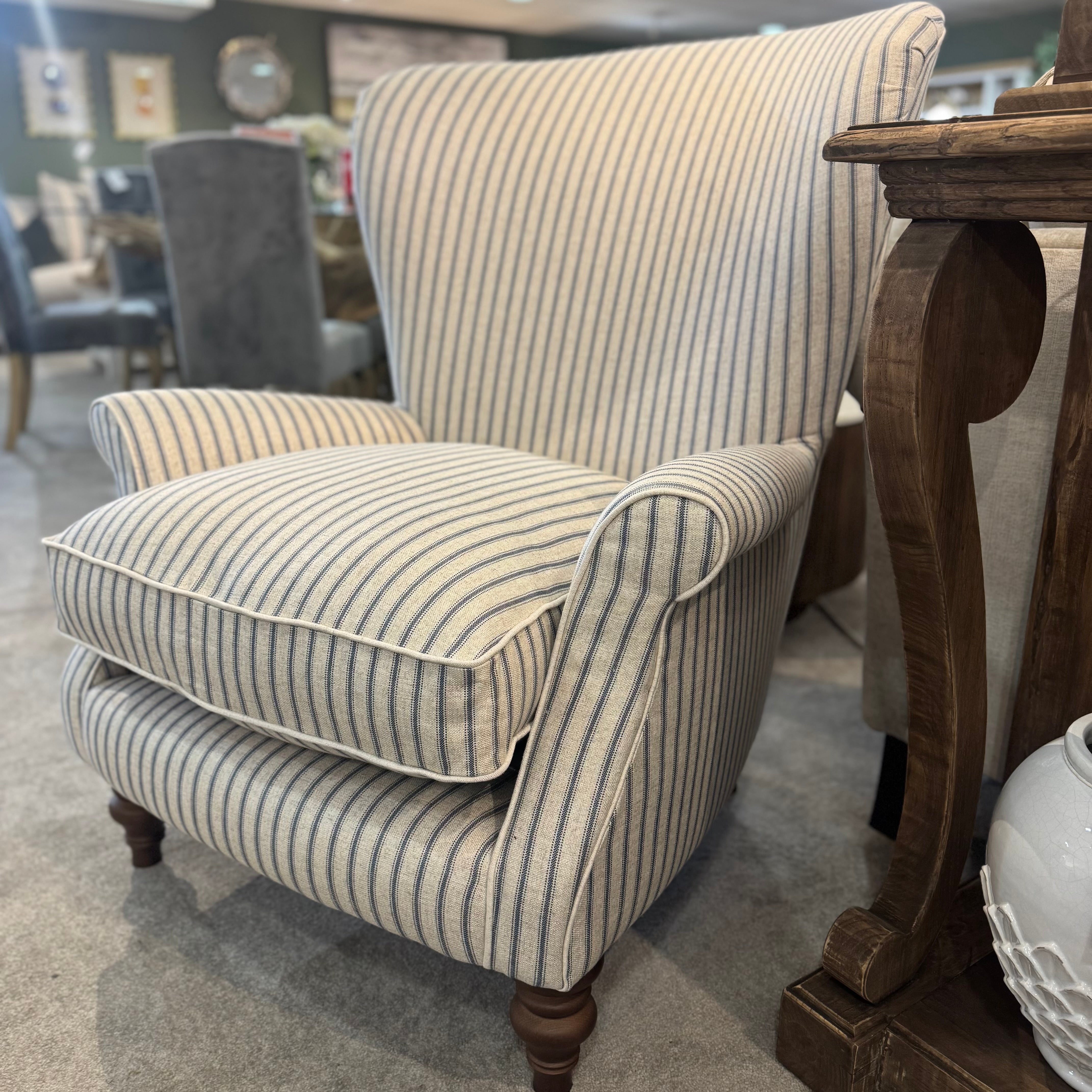 The Harbour Stripe Accent Chair
