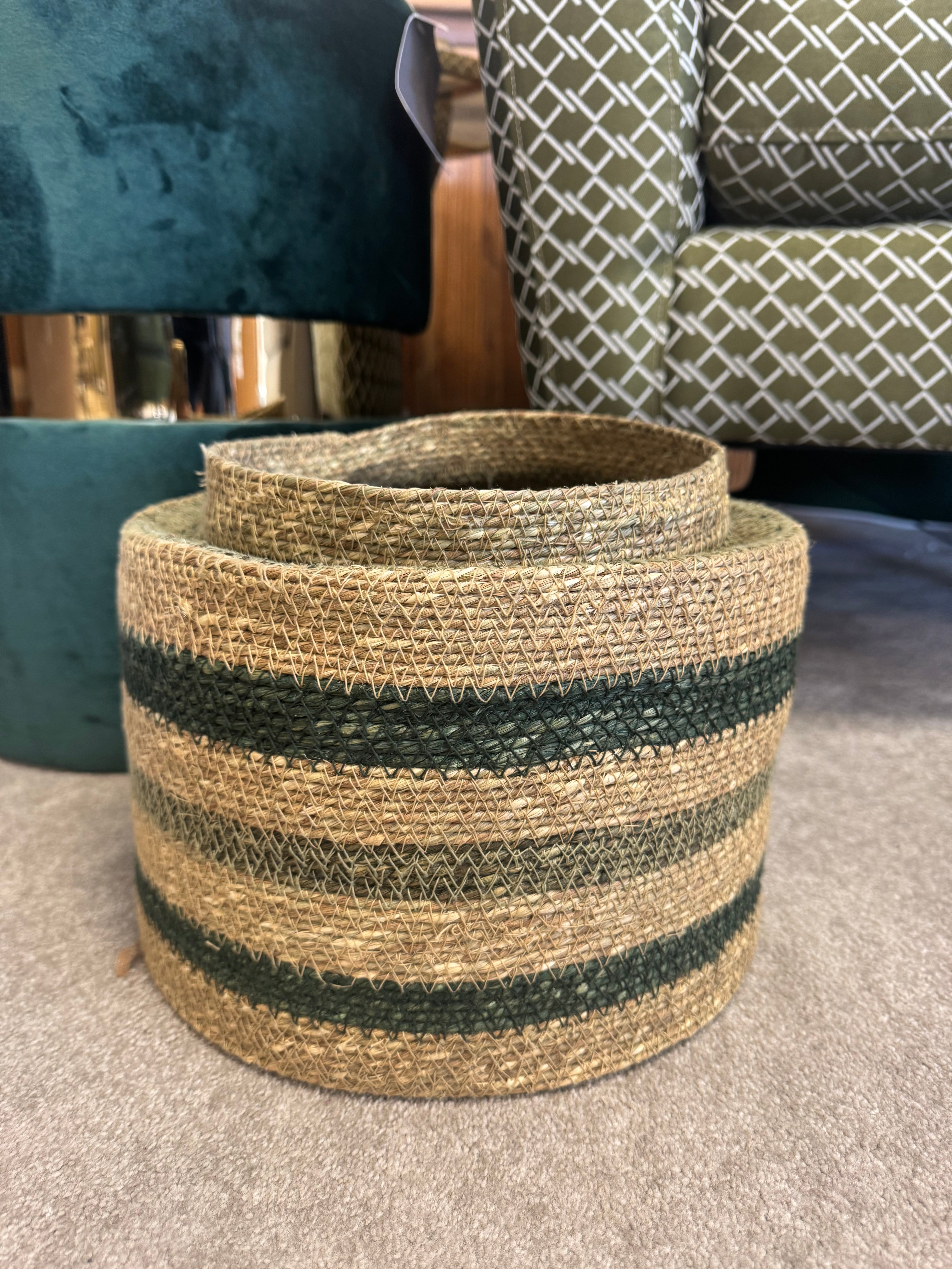 Solmere Basket | Emerald