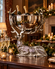 Large Resting Stag Punch Bowl/Wine Cooler