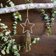 Beaded Star Tassel Decoration