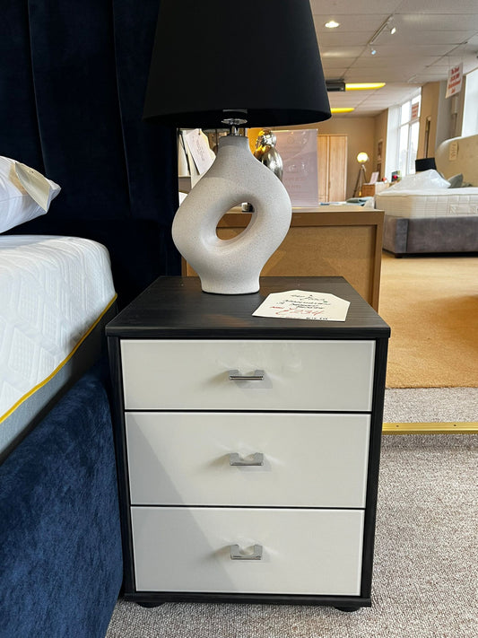 Manhattan 3 Drawer Bedside x2 Available  | Clearance