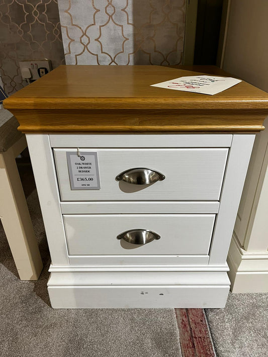 Lundy White Bedside  | Clearance