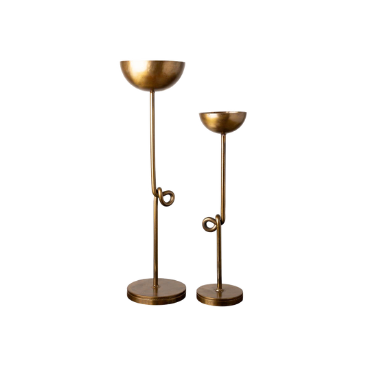 Set of 2 Nihal Candle Holders