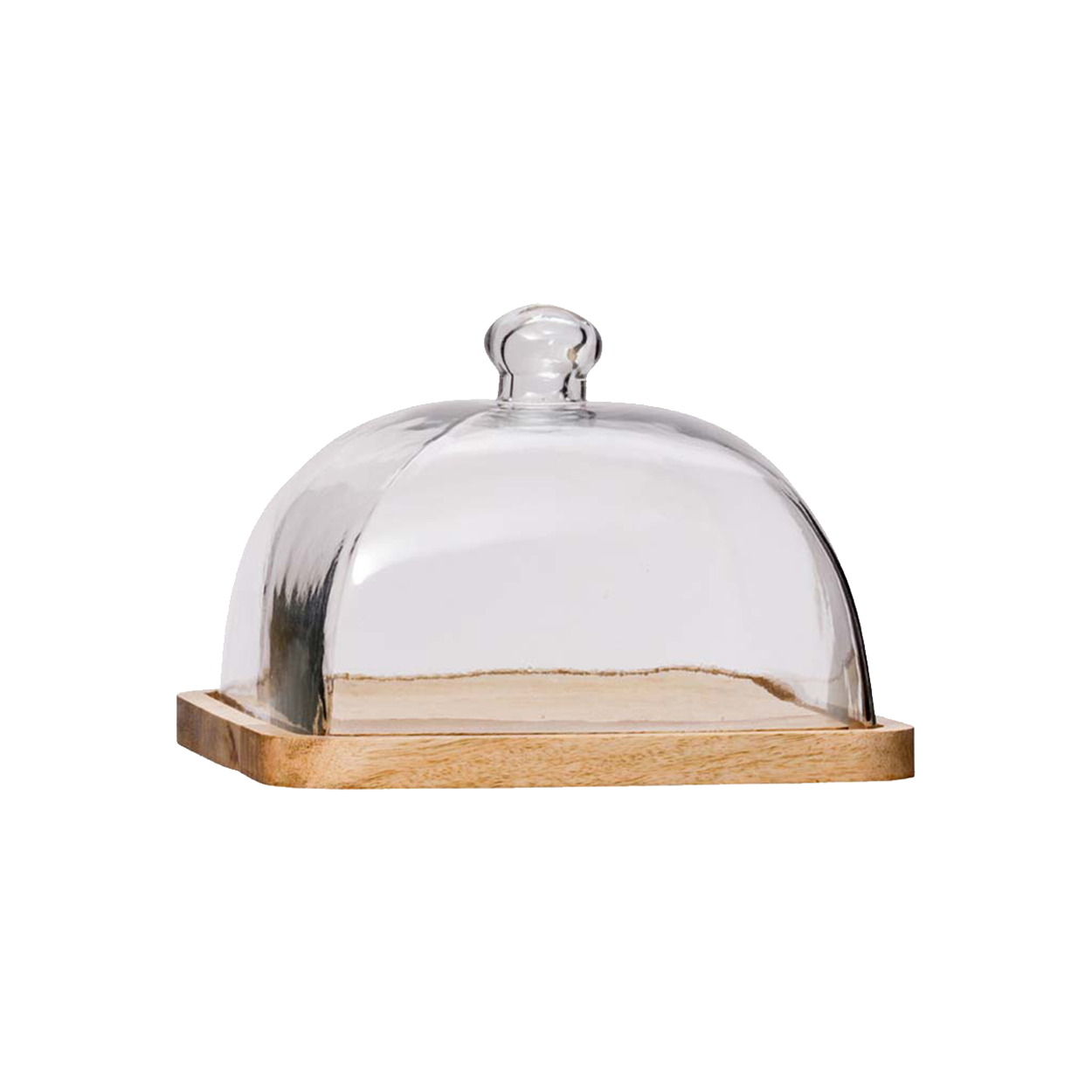 Bell on Square Wooden Tray