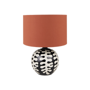 Pottlewick Black and White Coral Ceramic Table Lamp