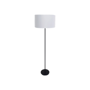 Elin Matt Black & Ivory Floor Lamp