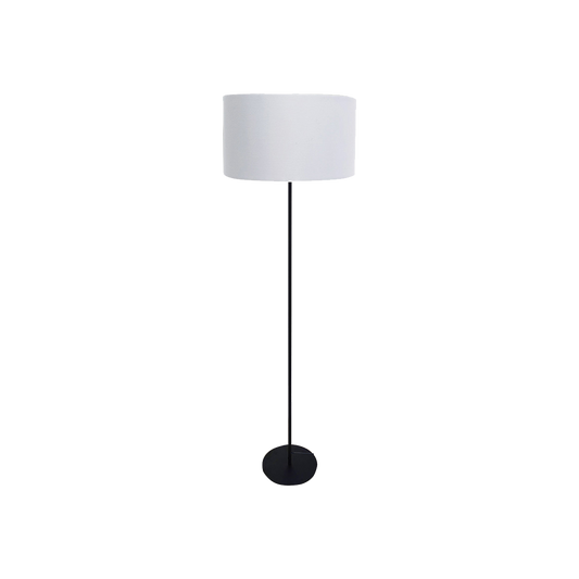 Elin Matt Black & Ivory Floor Lamp