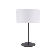 Elin Matt Black & Ivory Table Lamp