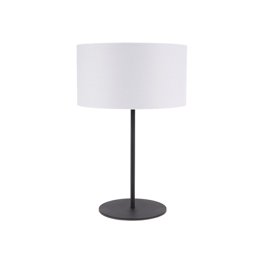 Elin Matt Black & Ivory Table Lamp