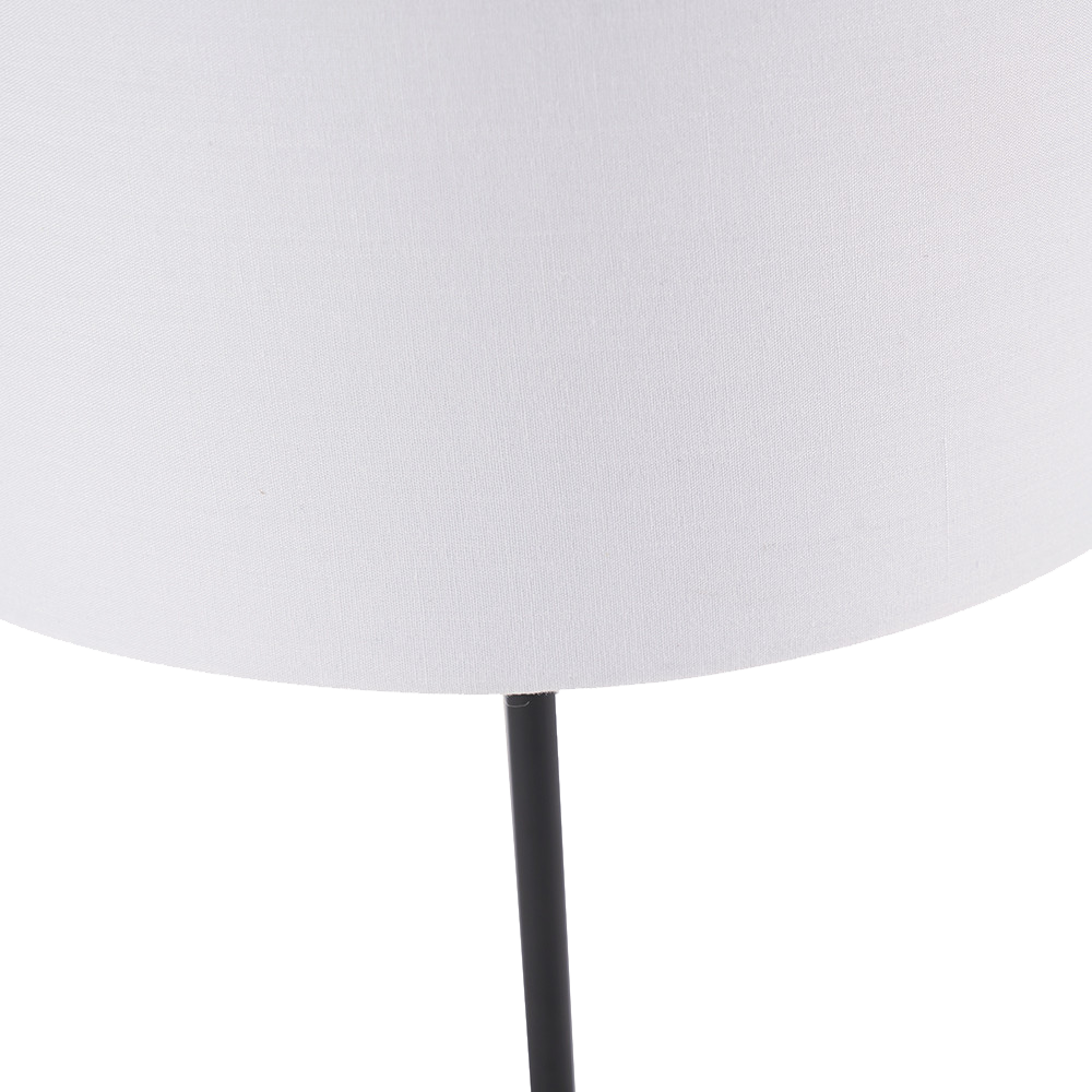 Elin Matt Black & Ivory Table Lamp