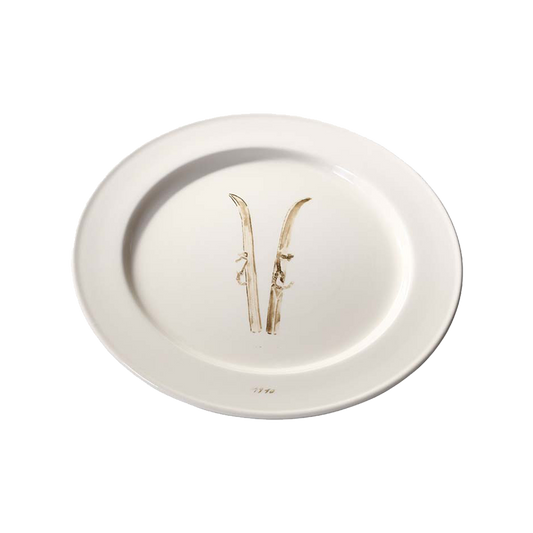 Ski Large Plate
