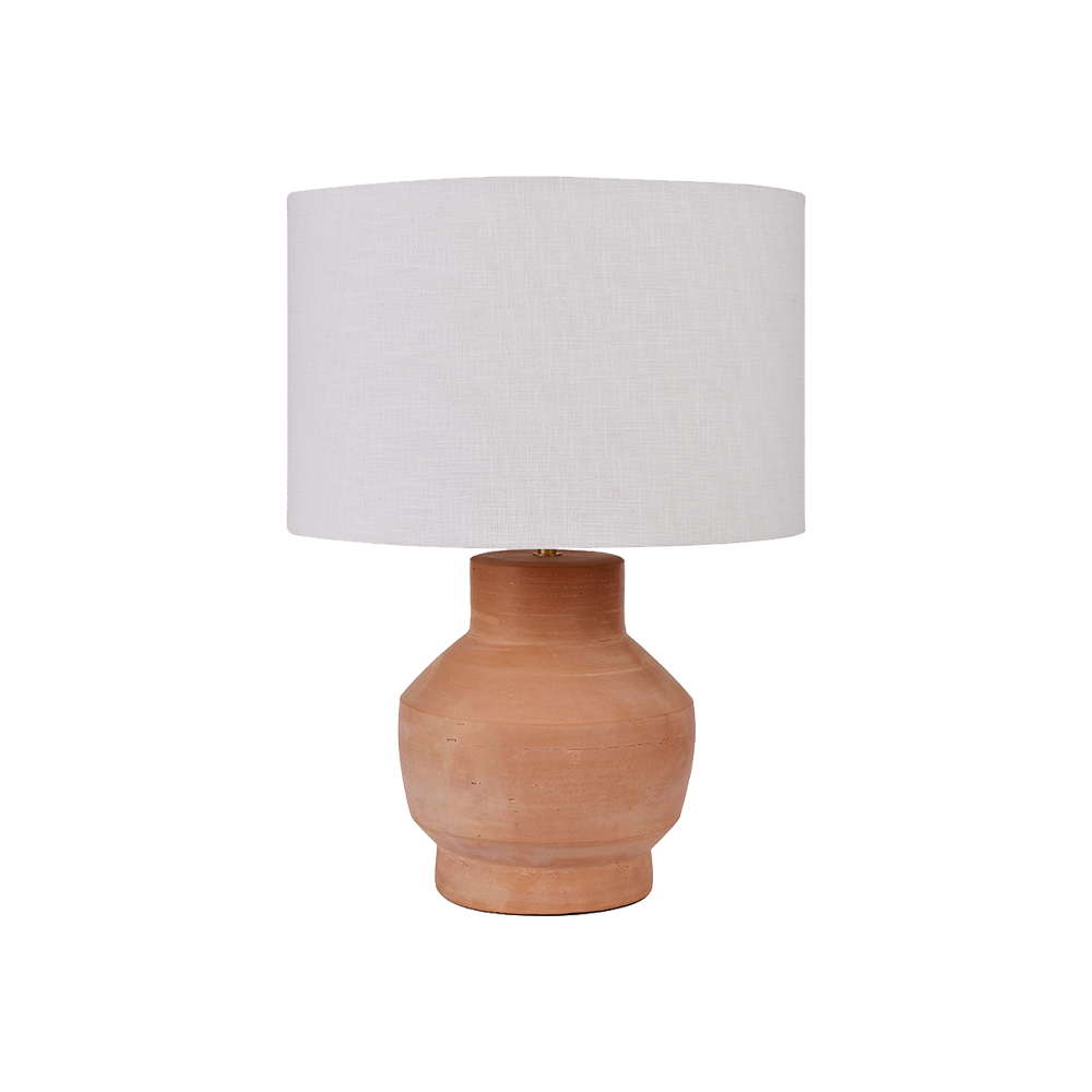 Inna Natural Urn Terracotta Table Lamp