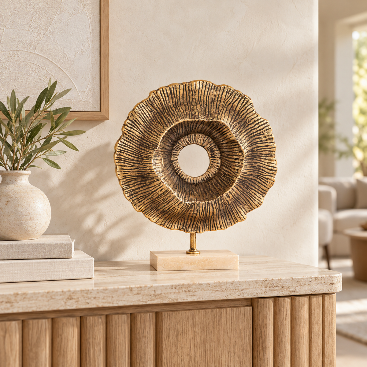 Aurelia Gold Sculpture