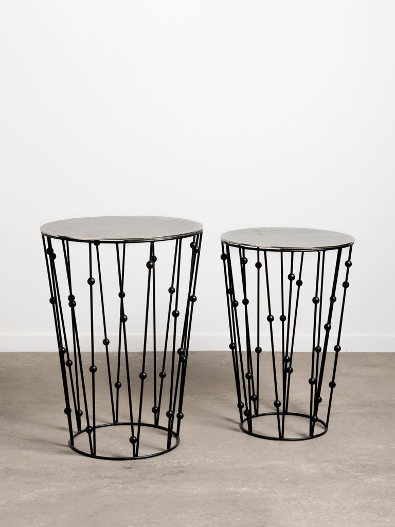 Set of 2 Boulier Side Tables