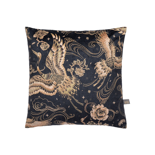 Heron Black/Green 45 x 45cm
