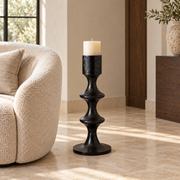 Black Stand Candle Holder | Small