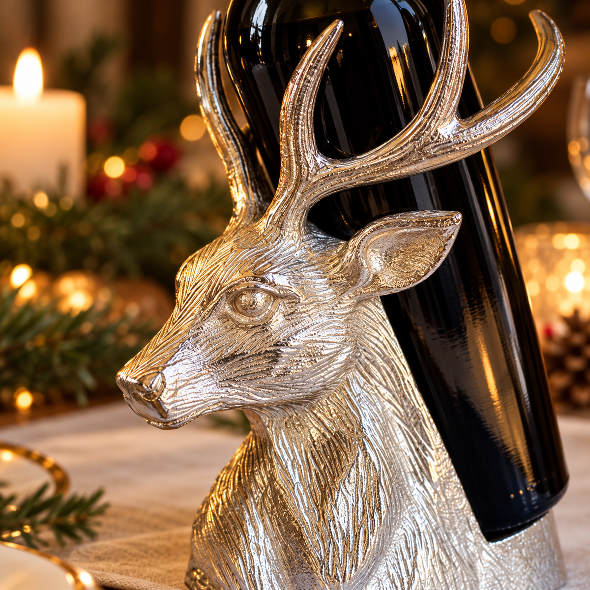 Stag Wine Bottle Holder