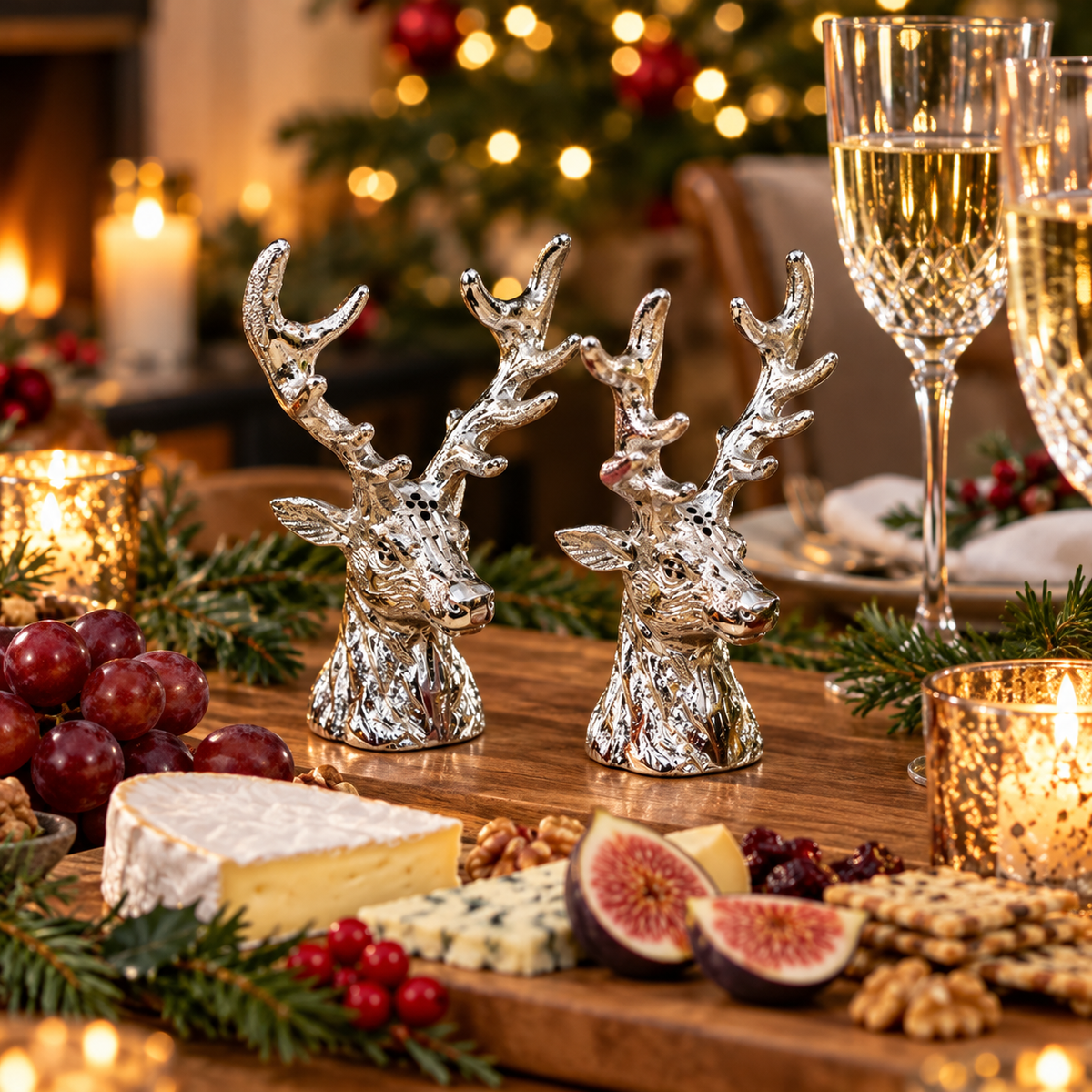 Stag Head Salt & Pepper Set