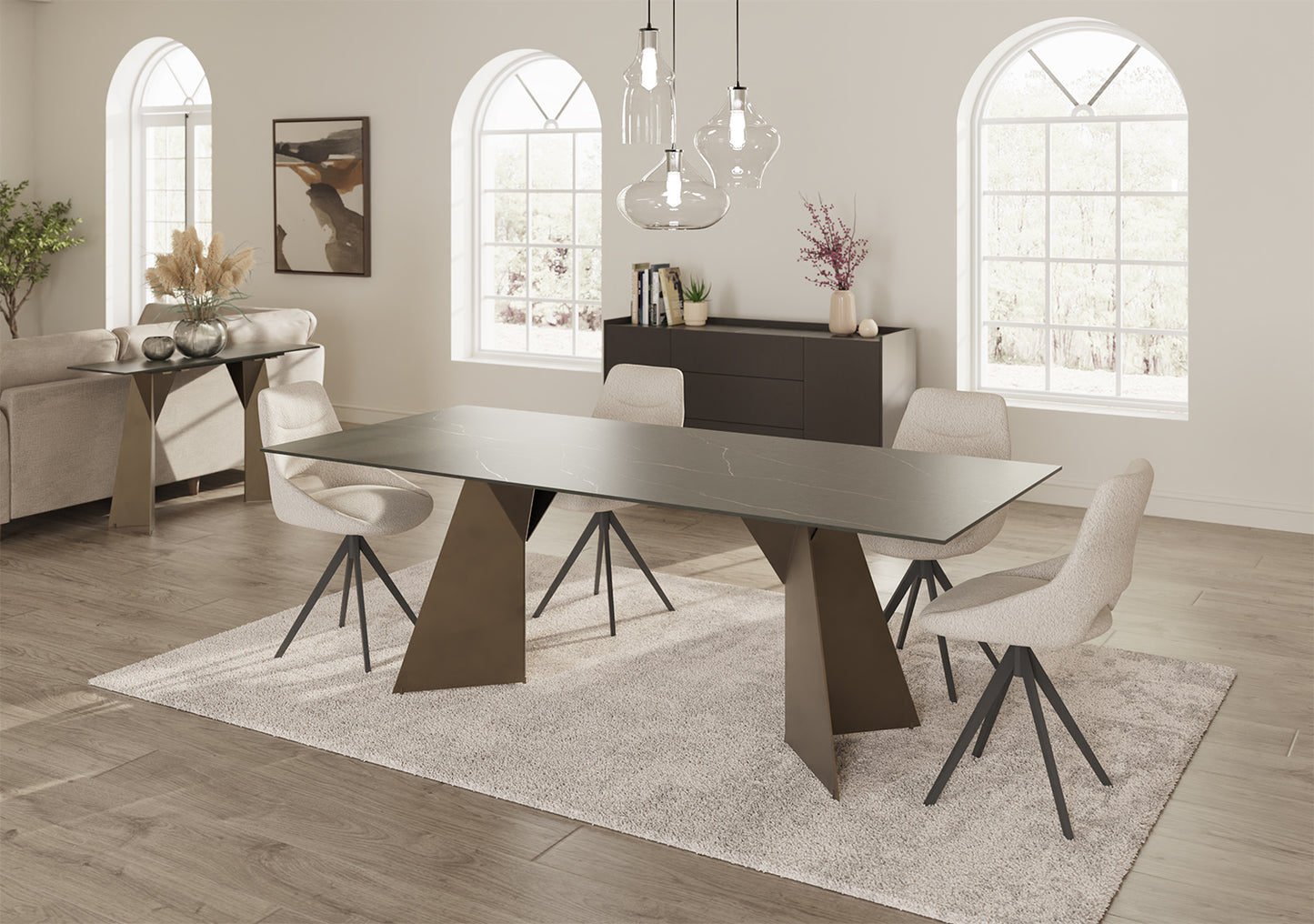Oasis Dining Table 2.2m | Sintered Stone