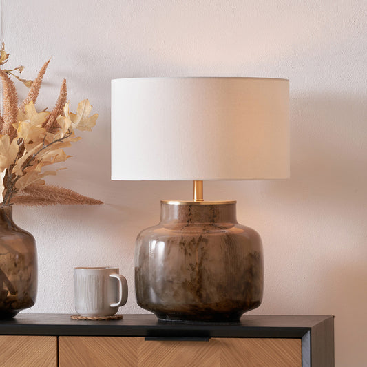Neptune’s Tide Glass Lamp | Wide