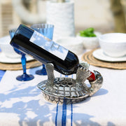 Turtle Bottle Holder  | Silver