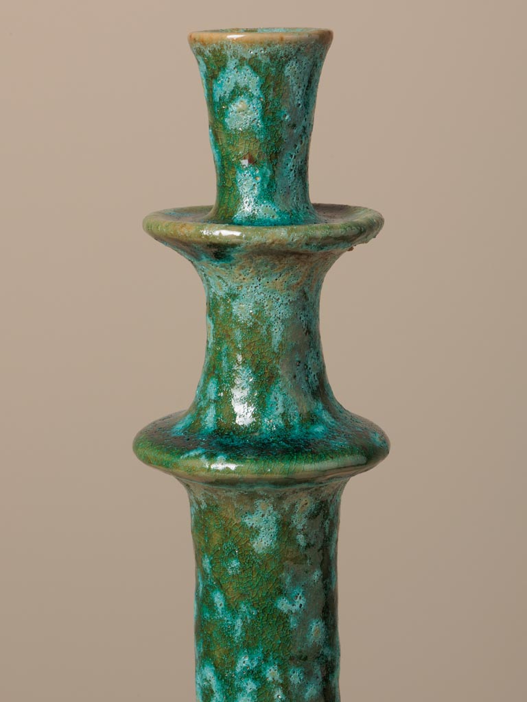 Olea Teal | Candle Holder