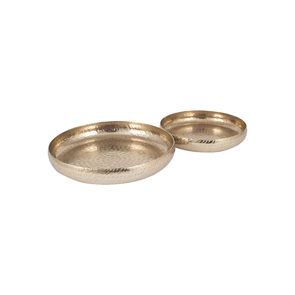 Gold Hammered Bowls