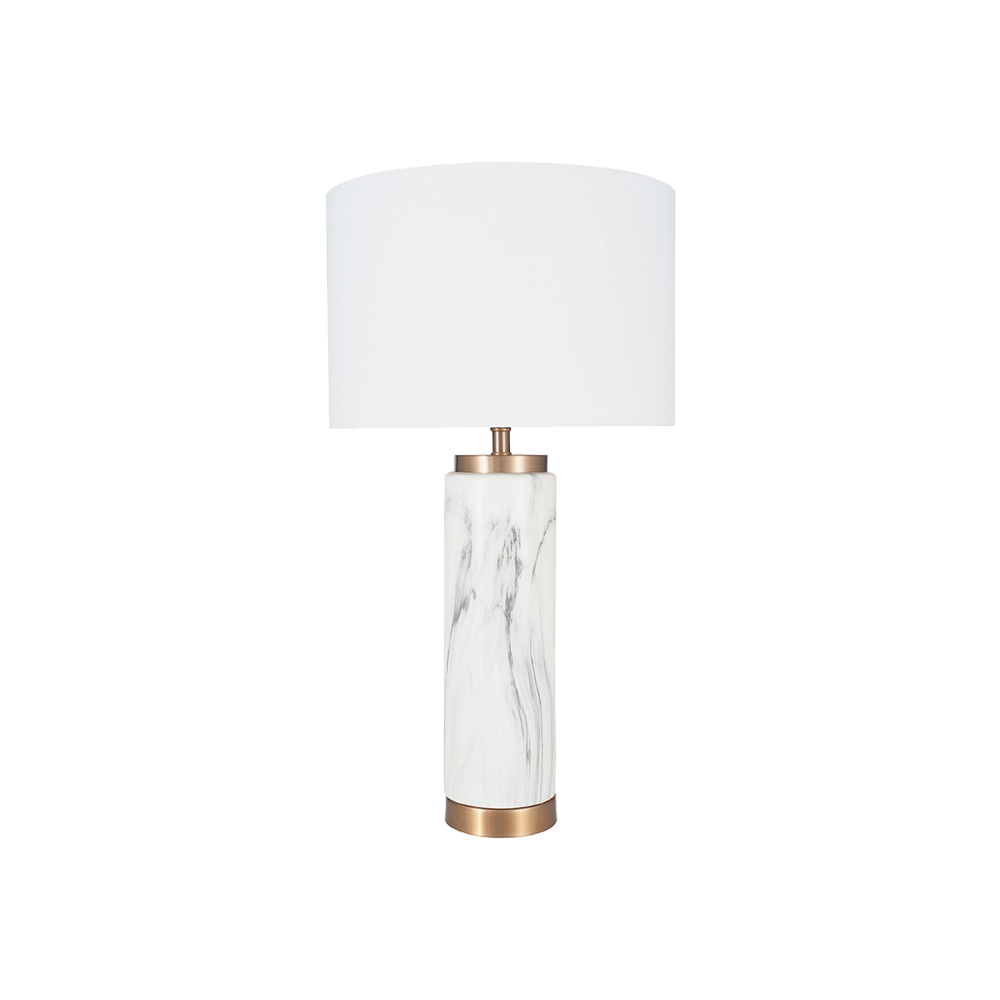 Marble Effect Ceramic Table Lamp