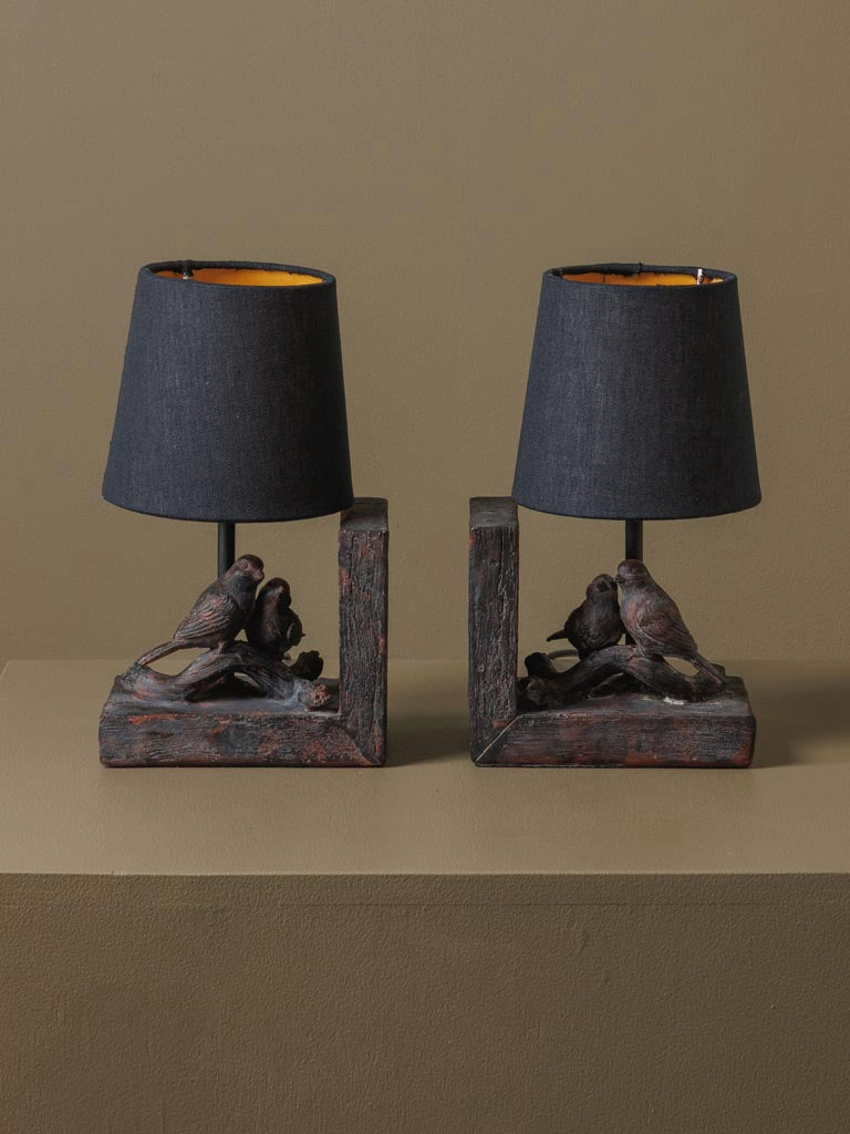 Love Birds | Bookend Lamp