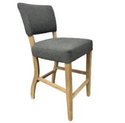 Charmouth Barstool | Grey