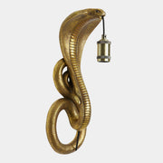 Antique Bronze Snake Wall Light