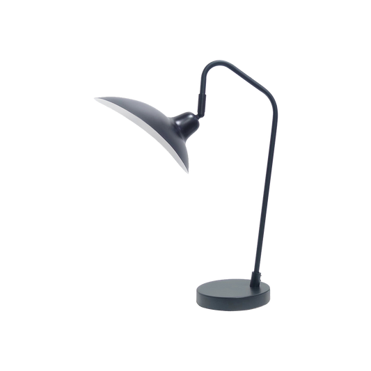 Toulon Black Metal Task Table Lamp