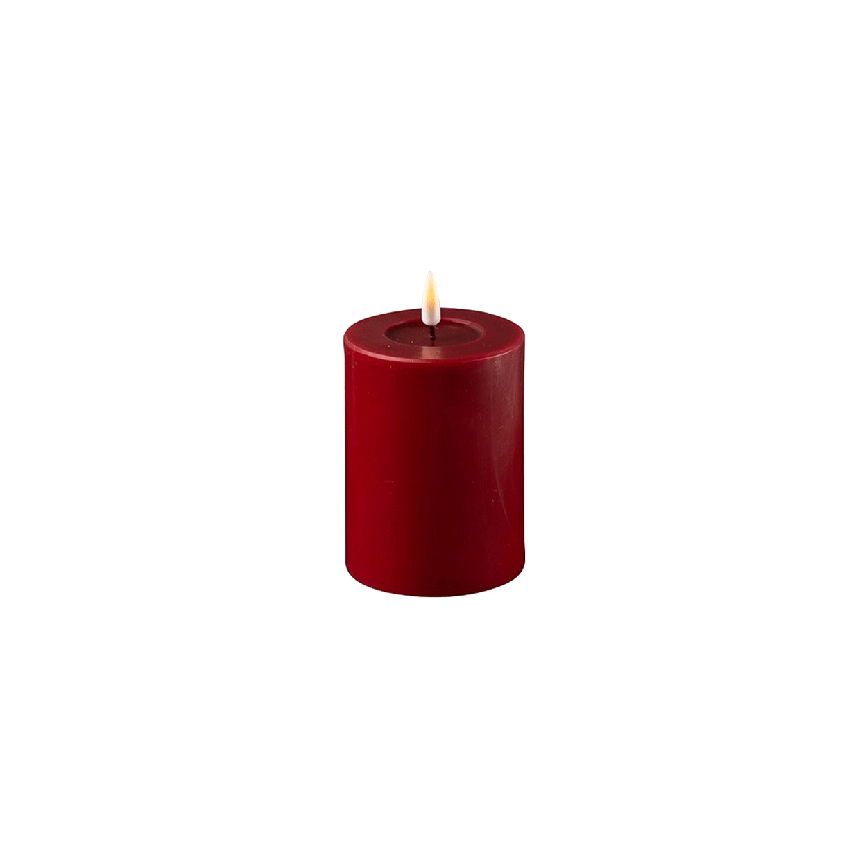 LED Candle Bordeaux 10cm