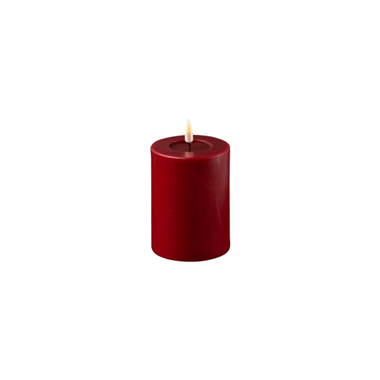 LED Candle Bordeaux 10cm