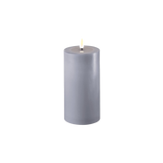 LED Candle Dust Blue 15cm