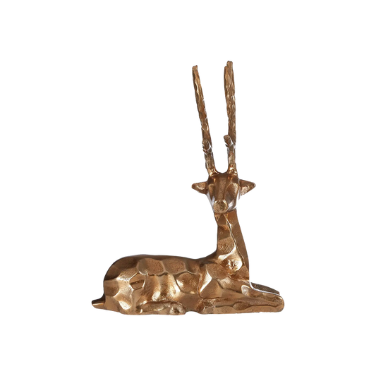 Gold Sitting Stag