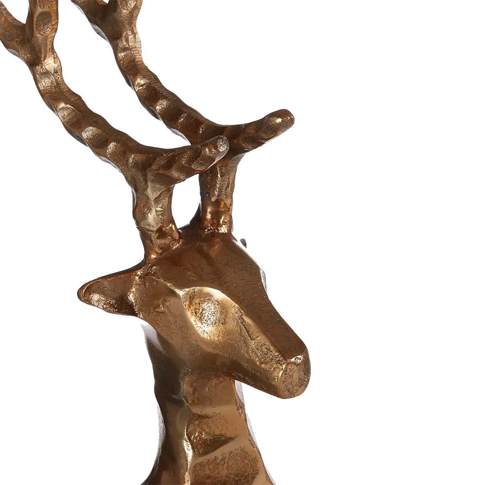 Gold Sitting Stag