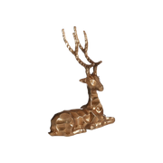 Gold Sitting Stag