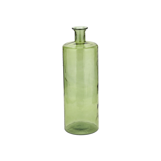 Evergreen Glass Tall Vase