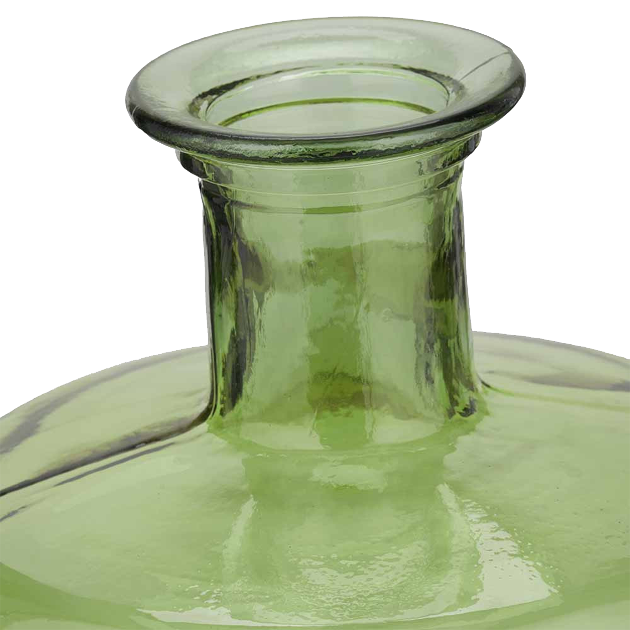 Evergreen Glass Tall Vase