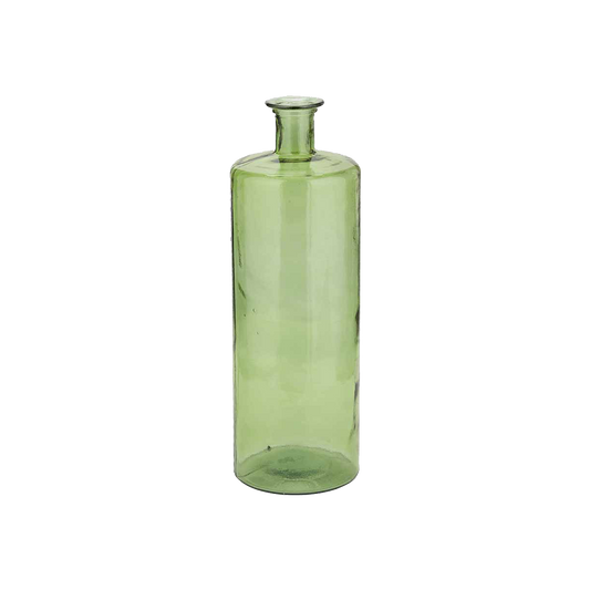 Evergreen Glass Tall Vase