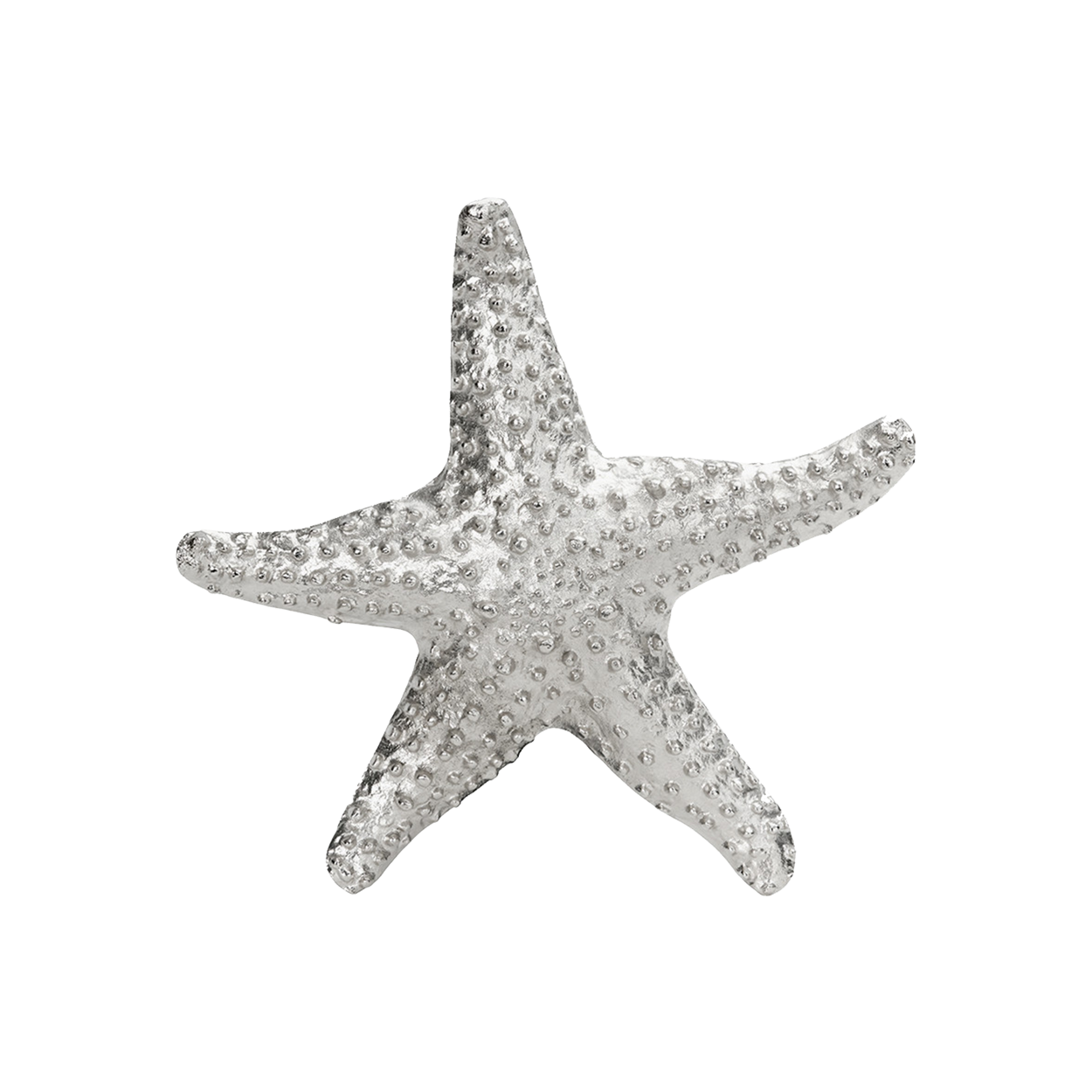 Silver Metal Starfish Ornament