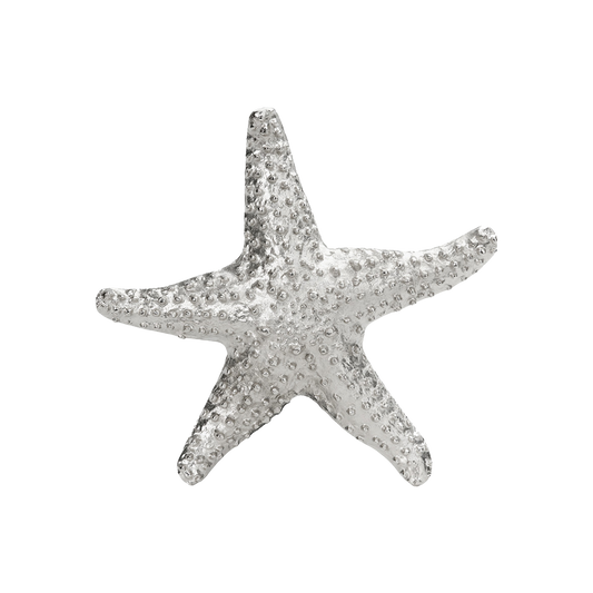 Silver Metal Starfish Ornament