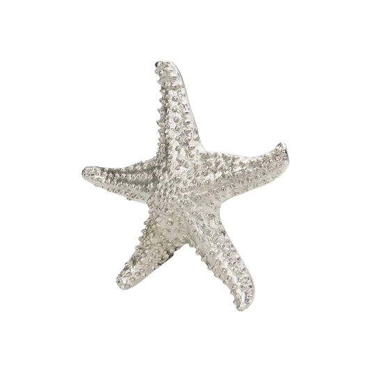 Silver Metal Starfish Ornament