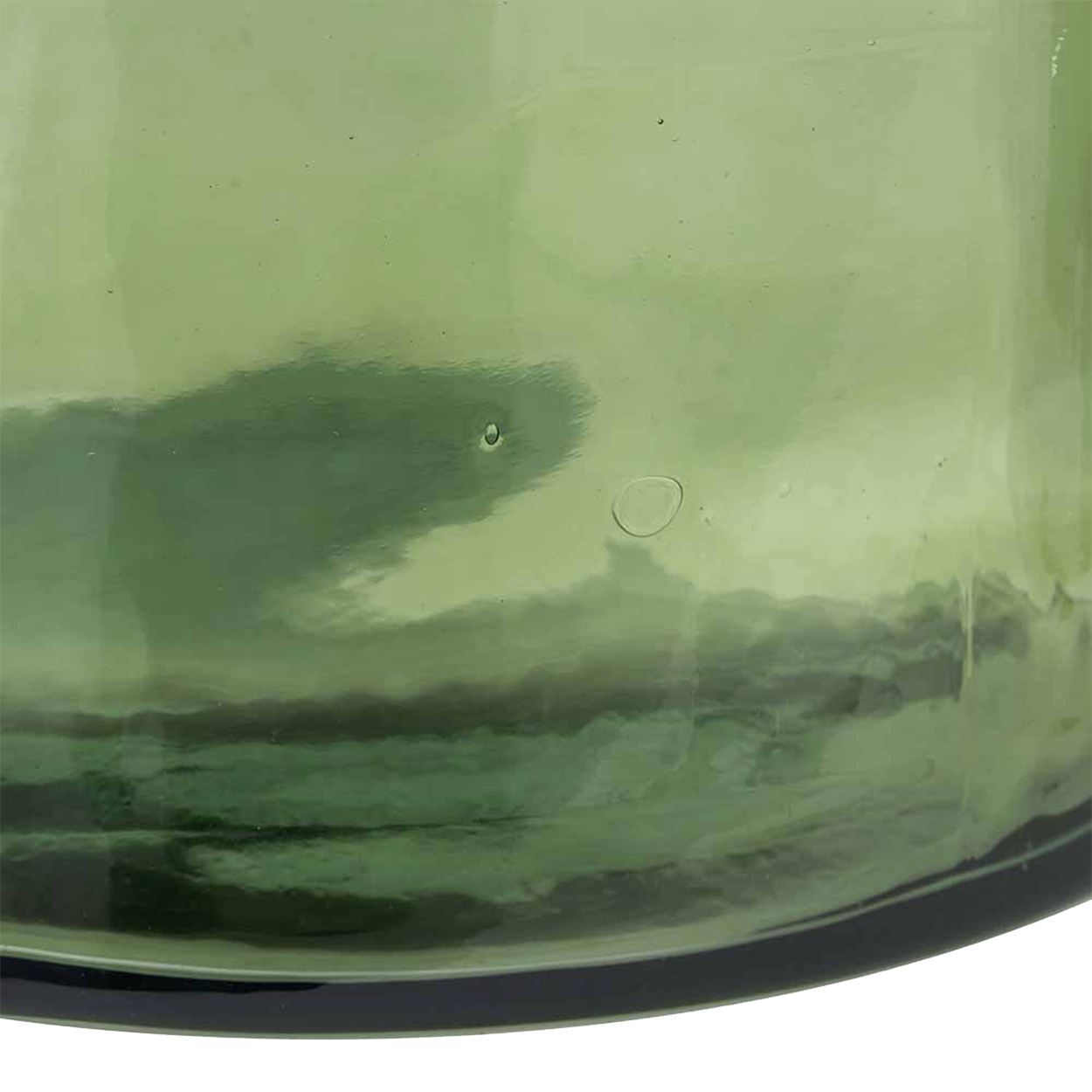 Evergreen Glass Short Vase