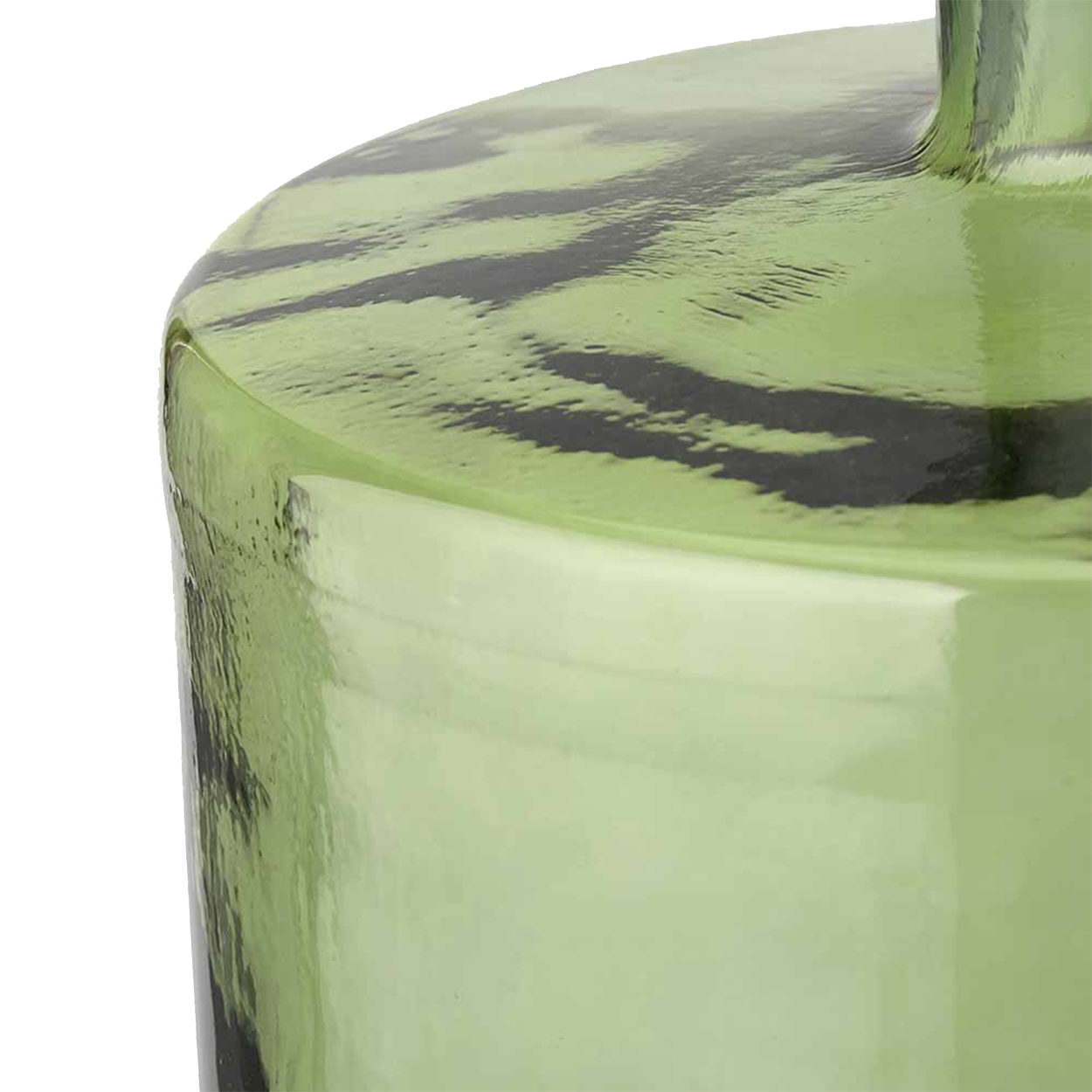 Evergreen Glass Short Vase