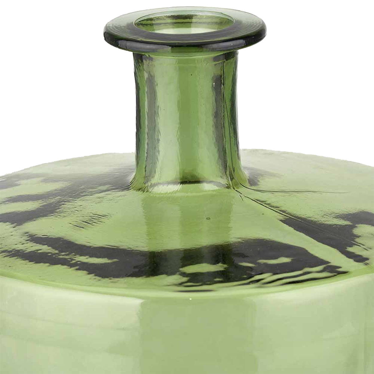 Evergreen Glass Short Vase