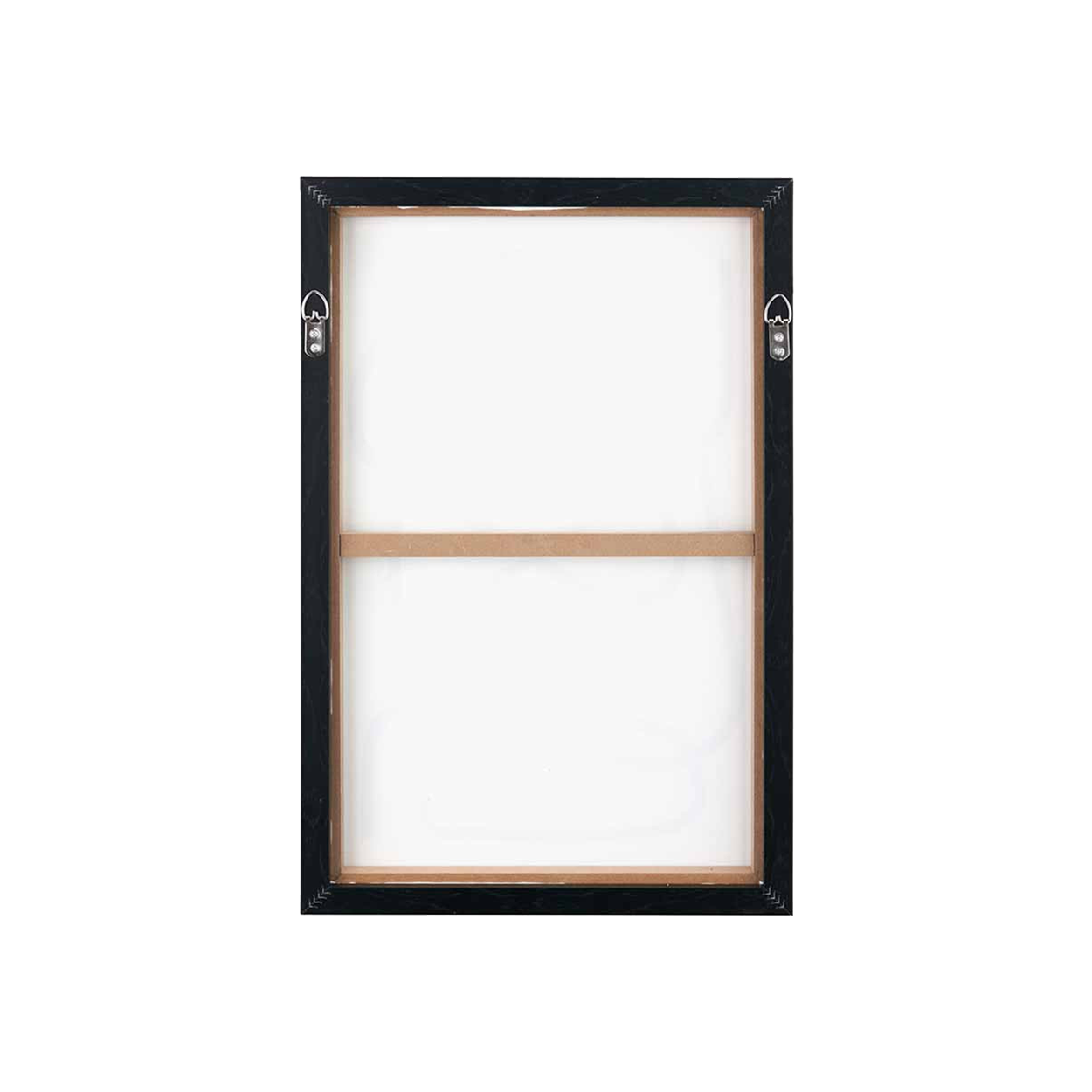 Set of 2 Black Squiggle Print Wall Art