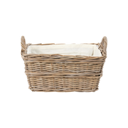 Grey Kubu Rectangular Basket